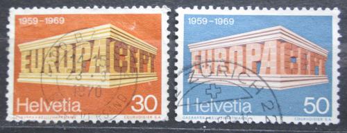Poštové známky Švýcarsko 1969 Európa CEPT Mi# 900-01