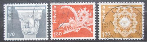 Poštové známky Švýcarsko 1973 Architektúra Mi# 991-93