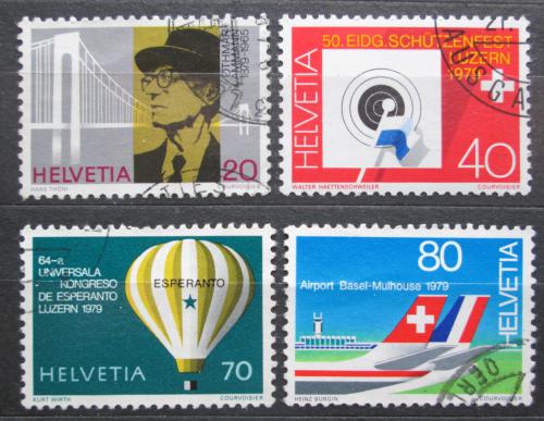 Poštové známky Švýcarsko 1979 Výroèí a události Mi# 1150-53