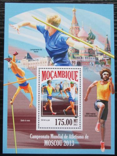 Poštová známka Mozambik 2013 MS v lehké atletice Mi# Block 855 Kat 10€