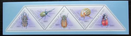 Poštové známky Guinea 2011 Chrobáky Mi# 8554-58 Kat 20€