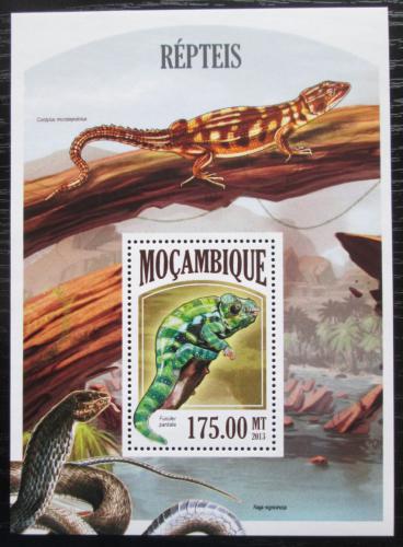 Poštová známka Mozambik 2011 Obojživelníky a plazy Mi# Block 801 Kat 10€