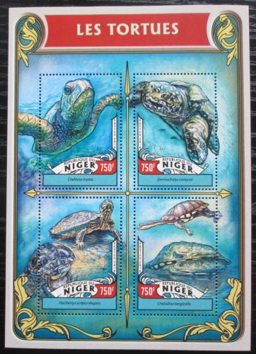 Poštové známky Niger 2016 Korytnaèky Mi# 4232-35 Kat 12€