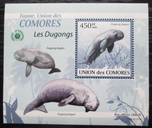 Poštová známka Komory 2009 Dugong DELUXE Mi# 2443 Block