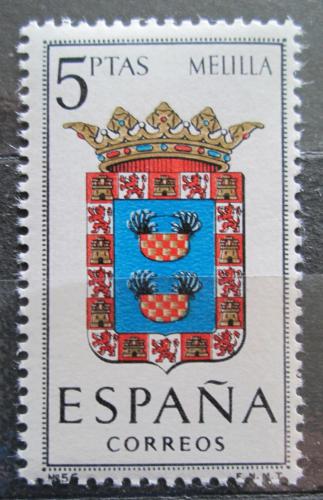 Poštová známka Španielsko 1966 Znak Melilla Mi# 1626