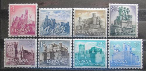 Poštové známky Španielsko 1966 Hrady Mi# 1627-34