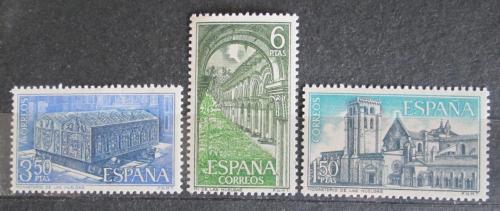 Poštové známky Španielsko 1969 Kláštor Las Huelgas, Burgos Mi# 1840-42
