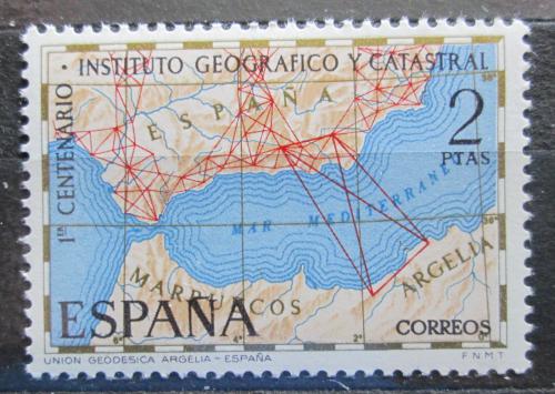 Poštová známka Španielsko 1970 Mapa Mi# 1894