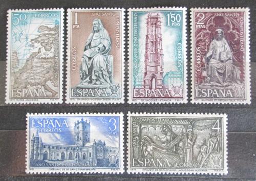 Poštové známky Španielsko 1971 Svätý rok Mi# 1903-08