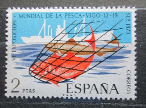 Poštová známka Španielsko 1973 Svìtová výstava rybolovu Mi# 2039