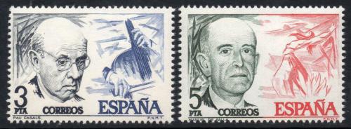 Poštové známky Španielsko 1976 Hudebníci Mi# 2272-73