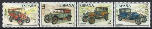 Poštové známky Španielsko 1977 Stará španìlská autá Mi# 2295-98