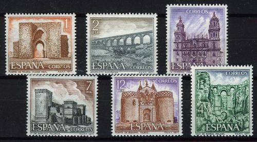 Poštové známky Španielsko 1977 Pamätihodnosti Mi# 2310-15
