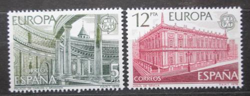 Poštové známky Španielsko 1978 Európa CEPT, architektura Mi# 2366-67