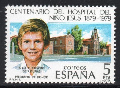 Poštová známka Španielsko 1979 Princ Filip Mi# 2440