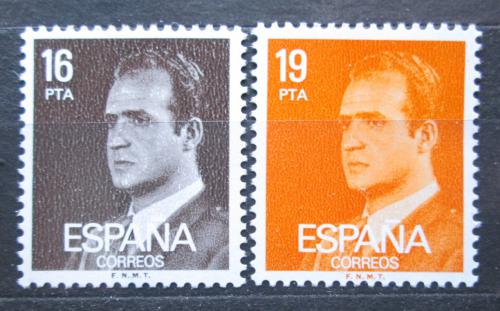 Poštové známky Španielsko 1980 Krá¾ Juan Carlos I. Mi# 2450-51