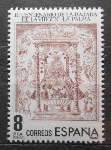 Poštová známka Španielsko 1980 Mariánský oltáø Mi# 2469