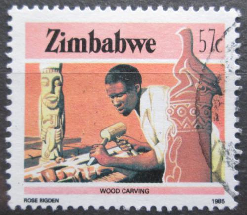 Potov znmka Zimbabwe 1985 ezb Mi# 327 A - zvi obrzok