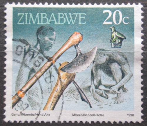 Potov znmka Zimbabwe 1990 Sekera Mi# 425 - zvi obrzok