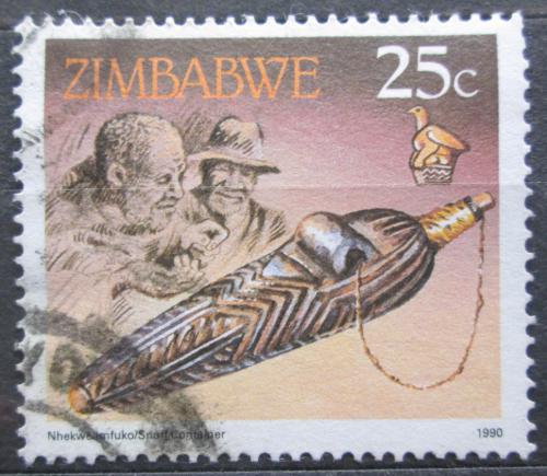 Potov znmka Zimbabwe 1990 Zsobnk na tabk Mi# 427  - zvi obrzok