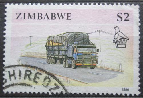 Potov znmka Zimbabwe 1990 Nkladn auto Mi# 435 - zvi obrzok