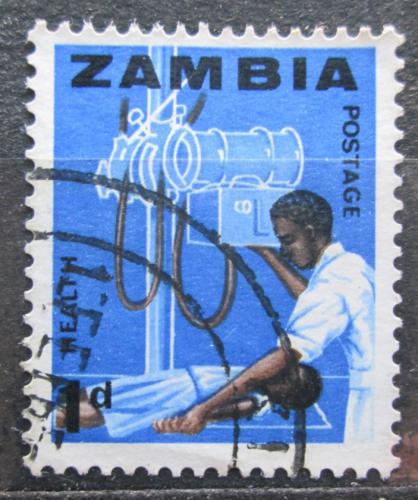 Potov znmka Zambia 1964 Lka a pacient Mi# 2 - zvi obrzok