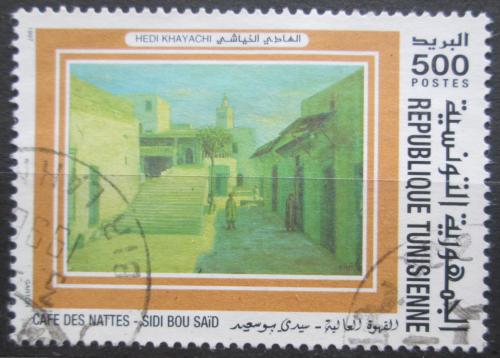 Poštová známka Tunisko 1997 Umenie, Hedi Khayachi Mi# 1375