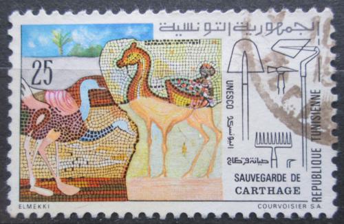 Poštová známka Tunisko 1973 Záchrana ruin v Kartágu Mi# 803