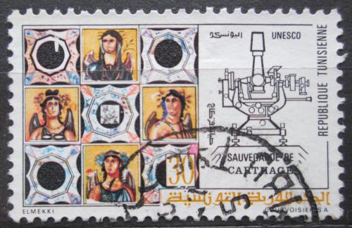 Poštová známka Tunisko 1973 Záchrana ruin v Kartágu Mi# 804