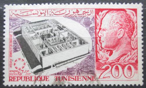 Poštová známka Tunisko 1967 Výstava EXPO Mi# 678
