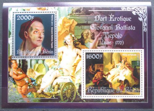 Poštové známky Benin 2013 Umenie, akty, Giovanni Battista Tiepolo Mi# N/N