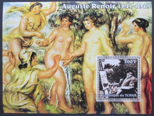 Potov znmka ad 2002 Umenie, Pierre-Auguste Renoir Mi# Block 350