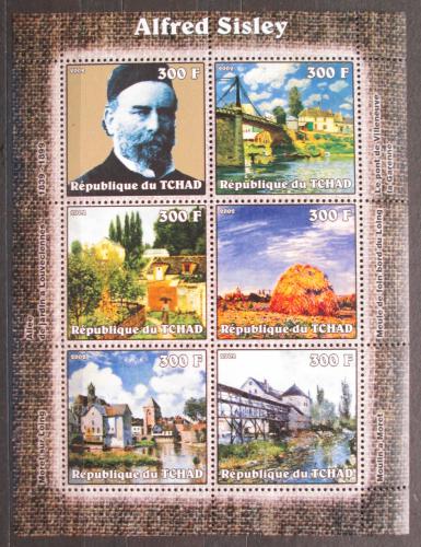Poštové známky Èad 2002 Umenie, Alfred Sisley Mi# 2322-27 Kat 8.50€