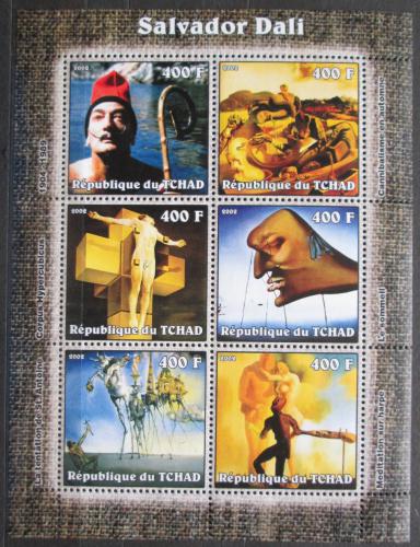 Poštové známky Èad 2002 Umenie, Salvador Dalí Mi# 2346-51 Kat 11€