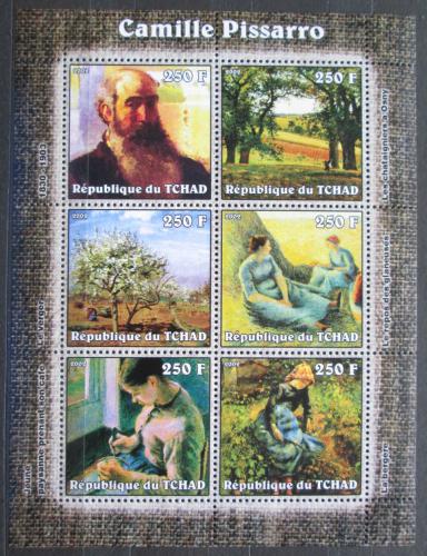 Poštové známky Èad 2002 Umenie, Camille Pissarro Mi# 2316-21 Kat 7.50€
