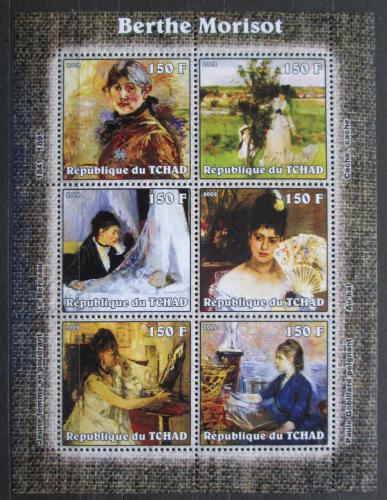 Poštové známky Èad 2002 Umenie, Berthe Morisot Mi# 2304-09