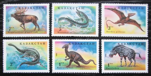 Poštové známky Kazachstan 1994 Prehistorická fauna Mi# 62-67