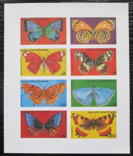 Poštové známky Rovníková Guinea 1981 Motýle neperf. Mi# N/N