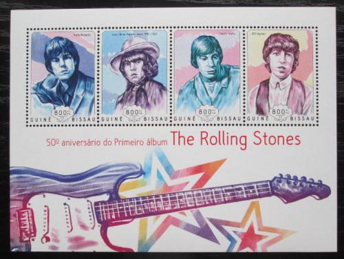 Poštové známky Guinea-Bissau 2014 The Rolling Stones Mi# 7291-94 Kat 13€