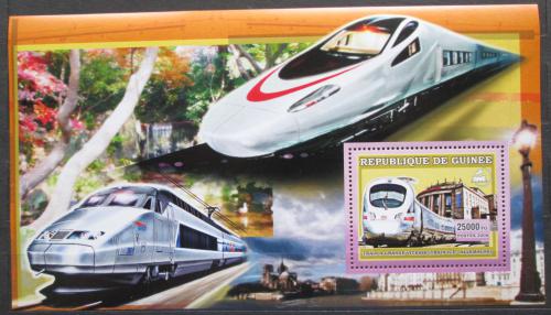 Poštová známka Guinea 2006 Moderní lokomotívy Mi# Block 1051