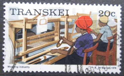 Poštová známka Transkei, JAR 1976 Tkadlena Mi# 12