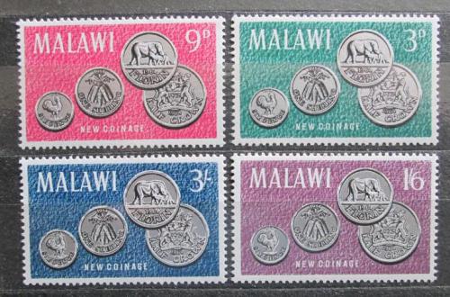Poštové známky Malawi 1965 Mince Mi# 23-26