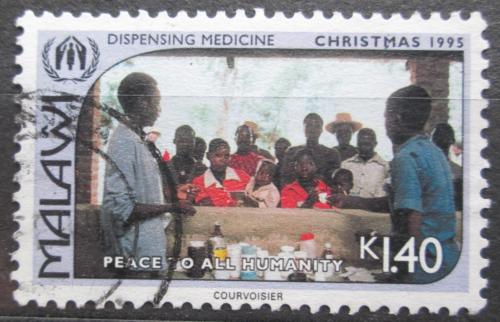 Poštová známka Malawi 1995 Vianoce, hospodáøské úspìchy Mi# 659