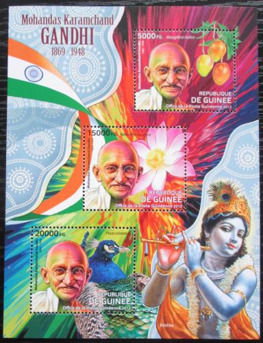 Poštové známky Guinea 2012 Mahátma Gándhí Mi# 9260-62 Kat 16€
