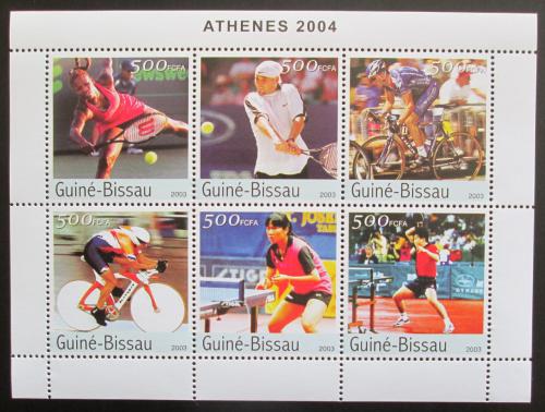 Poštové známky Guinea-Bissau 2003 LOH Atény Mi# 2517-22 Kat 12€