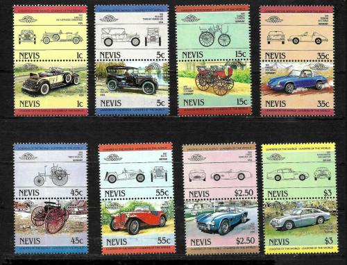 Poštové známky Nevis 1984 Automobily Mi# 148-63