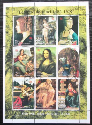 Poštové známky Guinea 1998 Umenie, Leonardo da Vinci Mi# Mi# N/N