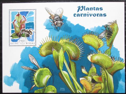 Poštová známka Guinea-Bissau 2014 Masožravé rostliny Mi# Block 1286 Kat 9€