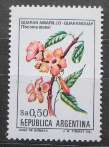 Poštová známka Argentína 1984 Tecoma stans Mi# 1639