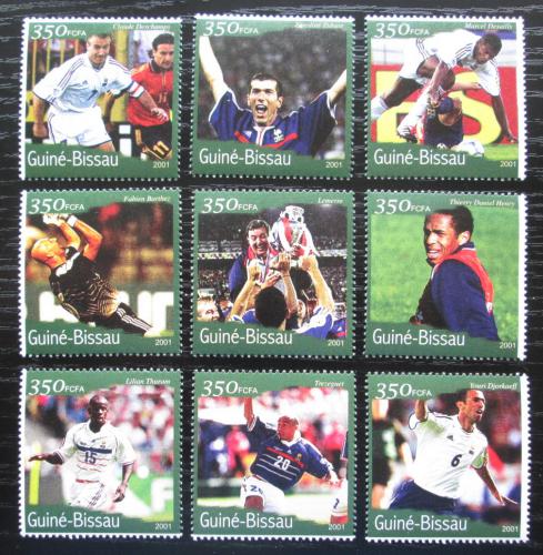 Poštové známky Guinea-Bissau 2001 MS ve futbale Mi# 1388-96 Kat 12€